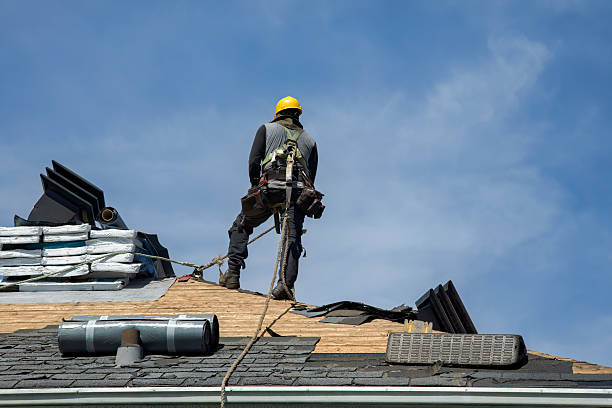 Professional Emergency Roof Repair technician working in Endicott, NY